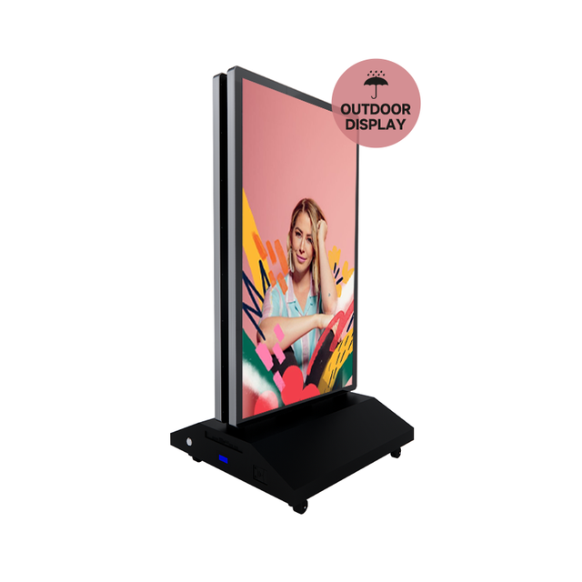 OEM Outdoor Advertising Mobile Digital Display Battery-LCD 1-Year Warranty for Shopping Malls & Retail Stores