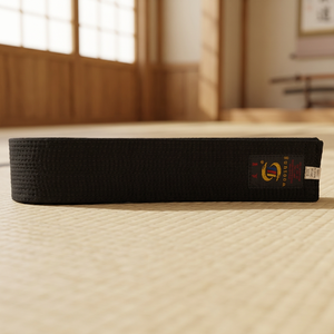 For High Quality Durable Cotton Customized Unisex Taekwondo Black <b>Belt</b> Durable Karate Gi Uniform <b>Belt</b> with Custom Logo - Product Image 2