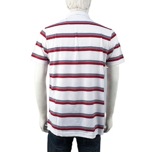 Camiseta informal a rayas para hombre, Polo, venta al por mayor - Product Image 3