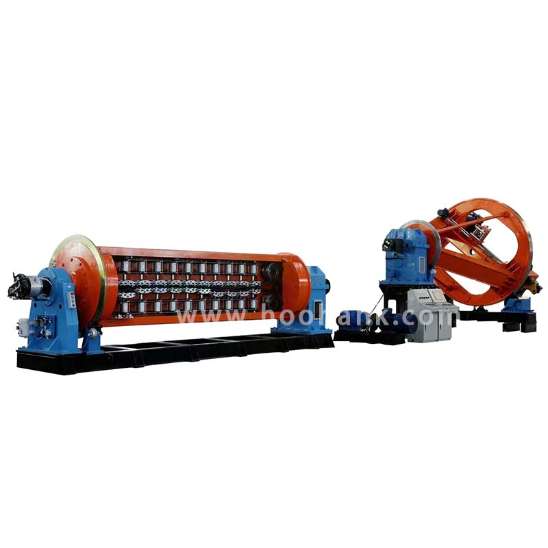 High section electrical conductor stranding machine 2500 type CPD Drum twister with individual motor