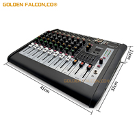 Mixeur professionnel à effet numérique USB 8 canaux