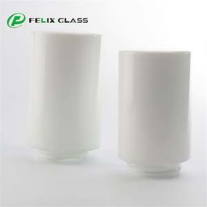 Pantalla de Lámpara de Vidrio Blanco Opalino, Tamaño Personalizado, Acabado Mate o Brillante, para Lámpara Colgante, Iluminación Exterior Moderna, Regulable, 2700K, 1 Año de Garantía - Product Image 3