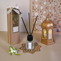 Diffuseur de parfum en verre SOCELI de luxe avec bâtonnets et coffret – Décoration d'intérieur, parfum longue durée, élimine les odeurs