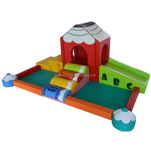 Crayon Pool Nursery School Children Soft Package Software Cartoon Climbing Slide Group Soft Play Playground