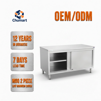 Équipement de cuisine commercial en acier inoxydable 304 de qualité alimentaire, un choix durable, grande cuisine disponible