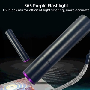 Lampe UV d'inspection industrielle pour la détection d'urine d'animaux, torche en aluminium, mini lampe torche portable rechargeable par USB - Product Image 3