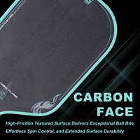 Raket Pickleball HG Sports BaoHG Fire 2 16mm dengan Inti Busa Gelombang EPP Gen 5, Permukaan Serat Karbon