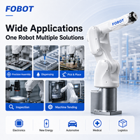 Bras robotisé industriel FOBOT à 6 axes, précision de répétabilité de ±0,02 mm, mini-bras robotisé pour la manutention et le tri de composants électroniques