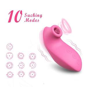 Vibromasseur à ventouse <span class=keywords><strong>de</strong></span> clitoris pour <span class=keywords><strong>femme</strong></span> 10 modes et point G vagin et mamelons jouets sexuels stimulants oraux - Product Image 2