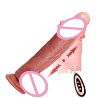 Dildo de Silicona Enorme, Pene Realista de Fantasía con Gran Nudo, Dildo Monstruoso con Fuerte Succión, Pene Alienígena, Juguete Sexual