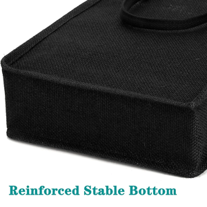 Natural Eco Friendly Black Unique <strong>Custom</strong> Own Design logo Beach Burlap <strong>Tote</strong> Shopper <strong>Jute</strong> <strong>Bag</strong> <strong>Custom</strong> <strong>Printed</strong> - Product Image 6