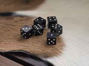 Dados de Cuerno de Búfalo Natural Diseñados para Juegos de Mesa Premium, Juego de Mesa Auténtico, Decoración Elegante para el Hogar y Única - Product Image 6