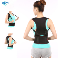 Orthèses lombaires de haute qualité, ceinture de soutien dorsal en néoprène, sangles réglables, soulagement de la douleur dorsale, taille XL