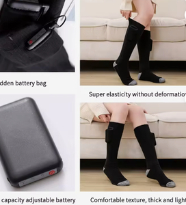 Calcetines Térmicos Eléctricos Recargables por USB con Control por Aplicación, Gruesos y Cálidos para Invierno, Uso en Exteriores, Coche o Garaje - Product Image 6