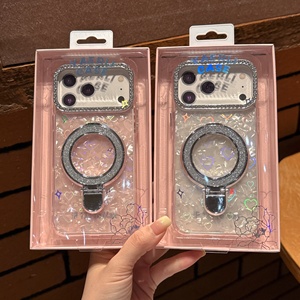 เคสซิลิโคนเจลผสมผงเพชรระยิบระยับ พร้อมที่จับวงแหวน สำหรับ Honor 500 <span class=keywords><strong>Pro</strong></span>, Nova 15 <span class=keywords><strong>Pro</strong></span>, P80 และ 90 <span class=keywords><strong>Pro</strong></span> Max - Product Image 1