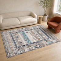 Neu Eingetroffener Moderner 12mm Dicker Weicher Rutschfester Waschbarer und Komfortabler Polyester Wohnzimmer-Teppich