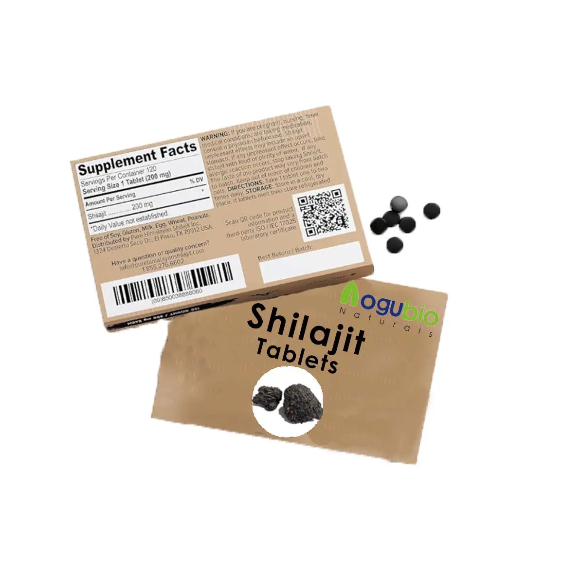 Private Label Shilajit Chaga Capsule in polvere/Chaga fungo estratto con Shilajit capsula/Shilajit fungo capsula