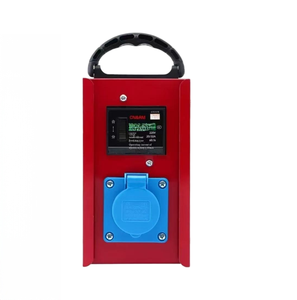 Caja de enchufe industrial metálica de 1 entrada, 16A/32A, 3 pines, IP66 con RCD DZL18-32 para enchufe de aviación, caja de enchufe portátil - Product Image 1