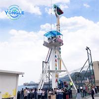 Parc d'attractions extérieur palpitant Extreme Rides Carnival 360 ° Spin Booster, une attraction hurlante