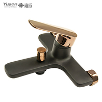 Cartouche en céramique mélangeur d'eau chaude et froide, livraison gratuite, laiton noir mat Rose or 30mm mélangeur de bain et de douche
