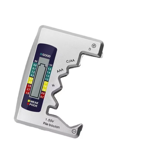 LCD-Anzeige Diagnose werkzeug für digitale Kapazität 9V 1,5 V Batterie <span class=keywords><strong>tester</strong></span> DIY OEM ODM Unterstützt für Knopfzellen-Handwerkzeug - Product Image 1