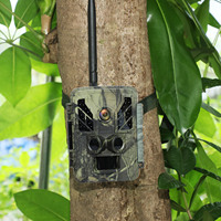 Caméra de chasse WiFi 4K avec capteur 48MP, étanche, longue autonomie, accès en direct via application