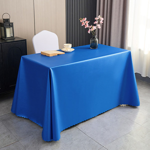 <span class=keywords><strong>Nappe</strong></span> de table en cuir synthétique résistante à la chaleur et à l'huile, texture premium PU, <span class=keywords><strong>nappe</strong></span> rectangulaire pour restaurant - Product Image 1