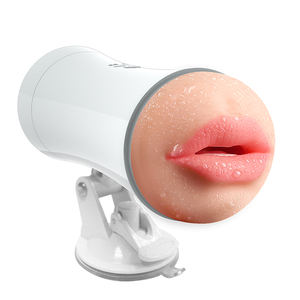 Dubbel Gat Mannelijke Masturbator Tpe Vliegtuig Cup Vibrrtor Zuigen Seksspeeltjes Voor Mannen - Product Image 1