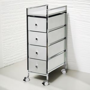 Chariot de rangement mobile en métal écologique à 4 couches pour cuisine, salle de bain, salon et bureau - Product Image 1