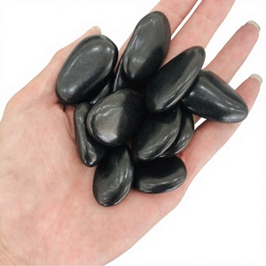 Piedras de Obsidiana Negra Natural Pulidas Ovaladas de 20-30mm, Cristales Curativos, Gemas Mixtas al por Mayor, Piedras de Bolsillo en Venta - Product Image 4
