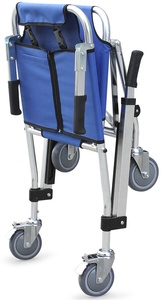 BT-TY001 ucuz hafif alüminyum alaşımlı tahliye koltuğu tıbbi mobilya acil kurtarma katlanabilir tekerlekli sandalye - Product Image 2