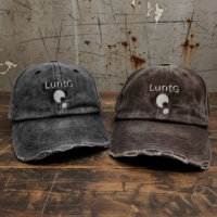 Gorra de Béisbol de Algodón Lavado de 6 Paneles, sin Estructura, con Bordado Personalizado al por Mayor, Estilo Vintage para Regalos Corporativos y Equipos