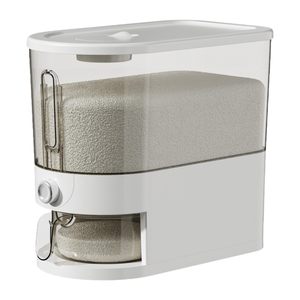 Household PP <b>Rice</b> Dispenser 10kg sealed <b>Container</b> Storage Box for Kitchen - Product Image 2