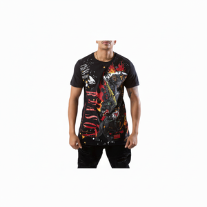 เสื้อยืดแขนสั้นสำหรับผู้ชาย,เสื้อยืดพิมพ์ลายโลโก้กราฟิกผ้าฝ้ายระบายอากาศได้ดี3d Dtg - Product Image 1