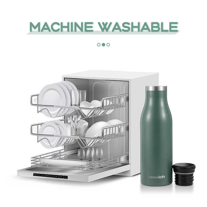 Wholesale ODM Machine Washable Insulated Stainless Steel Hot and Cold Water Bottle with PP Lid