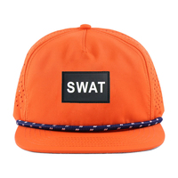 Casquette de baseball 5 panneaux personnalisée de haute qualité, broderie main, logo en relief, visière, casquette snapback respirante, imperméable, image sportive
