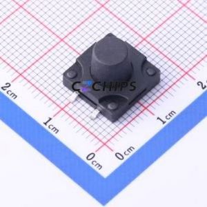 TS-KG10DG-BB95F Tactile Switch SMD Switch Single Pole Single Throw Round Button 2.5N Vertical Mount - Product Image 1