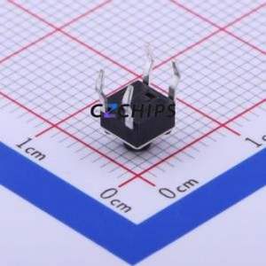 TC-1109-C-B Tactile Switch Through hole-4P,4.5x4.5mm Switch Single Pole Single Throw Round Button 2.6N Through Hole - Product Image 2