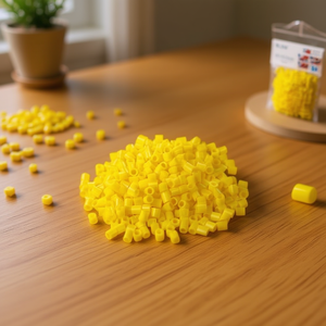 Perline Ilan Art Perler 5x5mm Gialle, circa 500 pezzi - Product Image 2