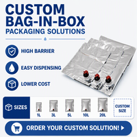 Voedselveilige 3/5 gallon Bag-in-Box voor cola concentraat, frisdrank siroop, fruit sap concentraat, cocktailmix, dranken