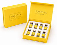 Boîte d'emballage personnalisée pour flacons en verre de 2 ml, 3 ml, 5 ml, 10 ml, boîte en papier personnalisée OEM avec insert en EVA, boîte magnétique pour petits flacons
