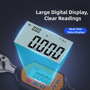 Kunci Torsi Digital Mini, Kunci Torsi Ratchet Presisi Tinggi dengan Kepala Rahang Terbuka yang Dapat Disesuaikan - Product Image 3