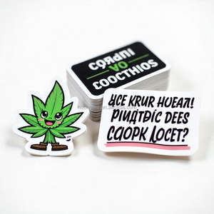 Logo adhésif personnalisé <span class=keywords><strong>Lebel</strong></span> Vinyle découpé à l'emporte-pièce Résistance aux UV Autocollants en vinyle adhésif étanche Etiquette découpée individuelle pour promotion - Product Image 4