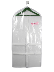 Bolsa de PVC Transparente de 46x93 cm para <span class=keywords><strong>Trajes</strong></span> de Danza con Estampado <span class=keywords><strong>Rosa</strong></span> - Product Image 3