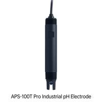 Elektroda pH Industri APS-100T Pro 0-12 pH Sensor Bola Biru Ulir 3/4 NPT untuk Pengolahan Air Limbah