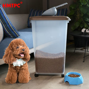 Portátil Eco-Friendly Pet <span class=keywords><strong>Food</strong></span> Balde De Armazenamento De Plástico Recipiente Selado Hermético para Organizar Preservação 15kg <span class=keywords><strong>Dog</strong></span> Cat <span class=keywords><strong>Food</strong></span> - Product Image 2