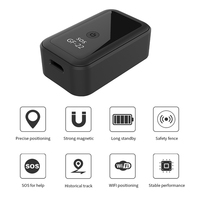 Mini traceur GPS GF-22 Beidou LBS avec suivi en temps réel, fonction SOS, conception magnétique sans fil, GPRS/GSM, carte SD, montage sur tableau de bord, 1 an