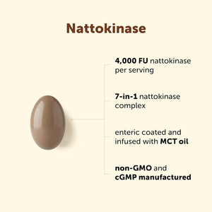 Cápsulas de Nattokinasa 5000 FU para la Salud del Corazón, Circulación Sanguínea, Enzima Fibrinolítica, Fábrica GMP, Venta al Por Mayor - Product Image 4