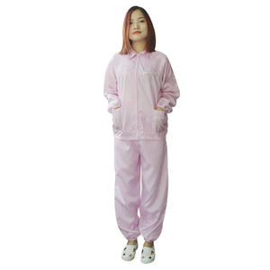 سترة مضادة للكهرباء الساكنة عالية الجودة مع بدلة/ملابس غرفة نظيفة مضادة للكهرباء الساكنة/بدلة غرفة نظيفة مضادة للكهرباء الساكنة - Product Image 2