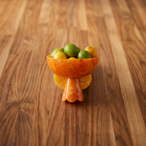 Bol à salade et plateau à pizza en résine, forme irrégulière, style moderne et luxueux, fait main, durable, écologique, personnalisable, pour fêtes, maison et hôtel - Product Image 1